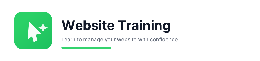 Website Training